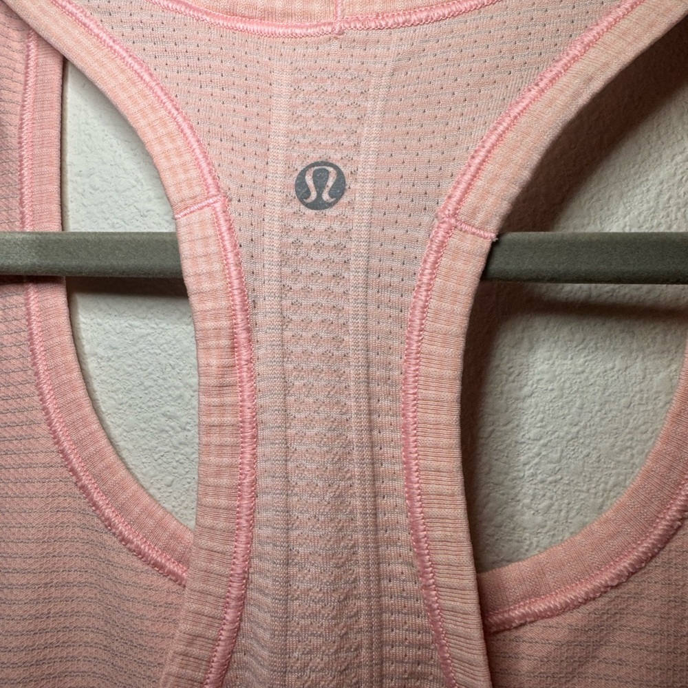 Lululemon Swiftly Tech Racerback tank in Heathered Bleached Coral - Picture 4 of 6